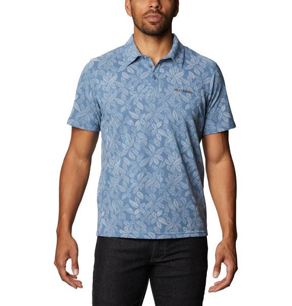 Columbia Collegiate Polo Blue For Men's NZ85307 New Zealand